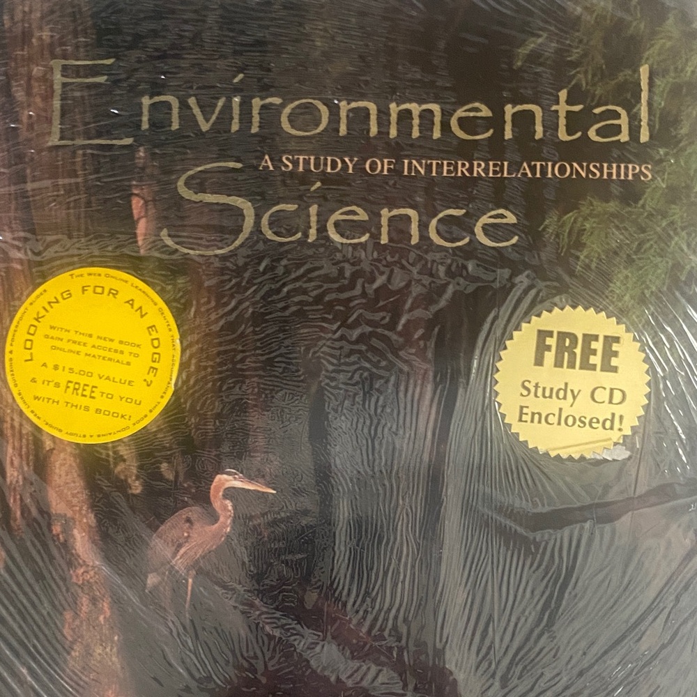 Environmental Science Textbook with CD